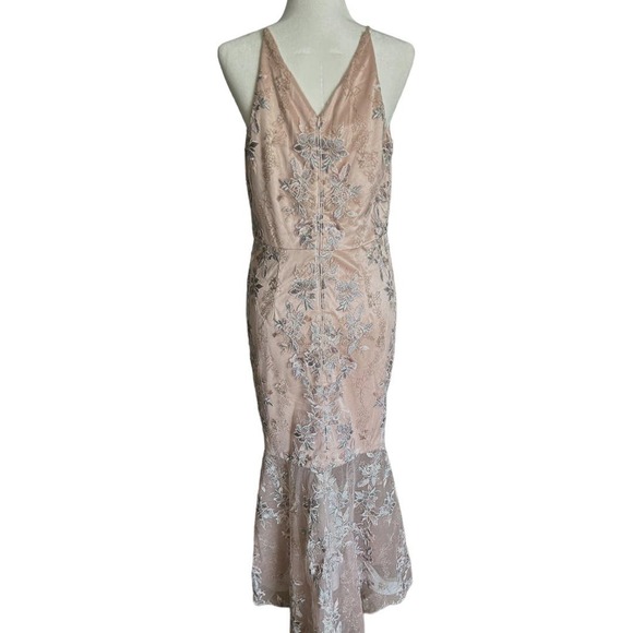 BHLDN x Anthropologie Viveca Dress Bodycon Embroidered Prom Bridesmaid NEW Sz 14 - Picture 4 of 7